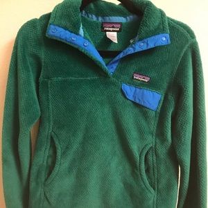 Patagonia re-tool fleece snap top